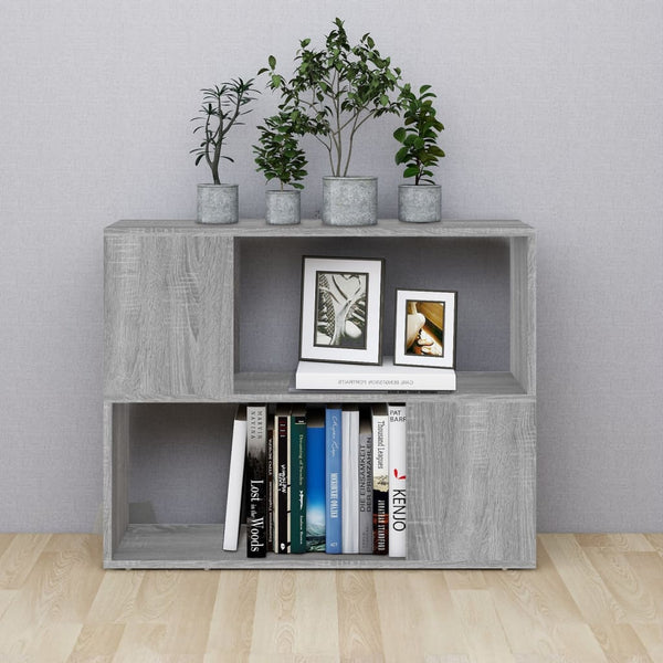 Graues Bücherregal Sonoma 80x63 cm