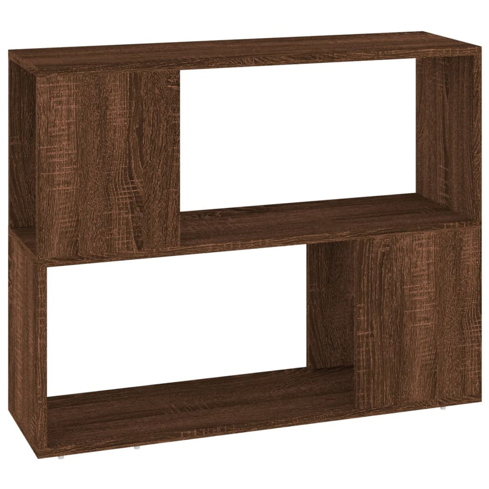 vidaXL Bibliothèque/Séparateur de pièce Chêne Marron 80x24x63 cm