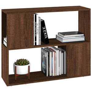 Bücherregal Raumteiler Braun Eichenoptik 80cm