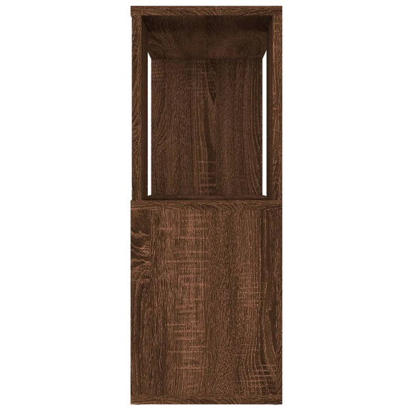 Bücherregal Raumteiler Braun Eichenoptik 80cm