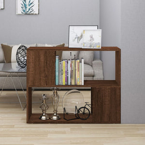 Bücherregal Raumteiler Braun Eichenoptik 80cm