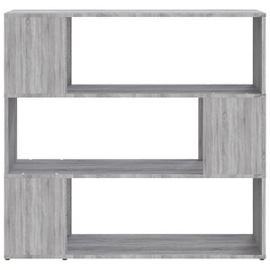 Bücherregal Raumteiler Grau Sonoma 100cm