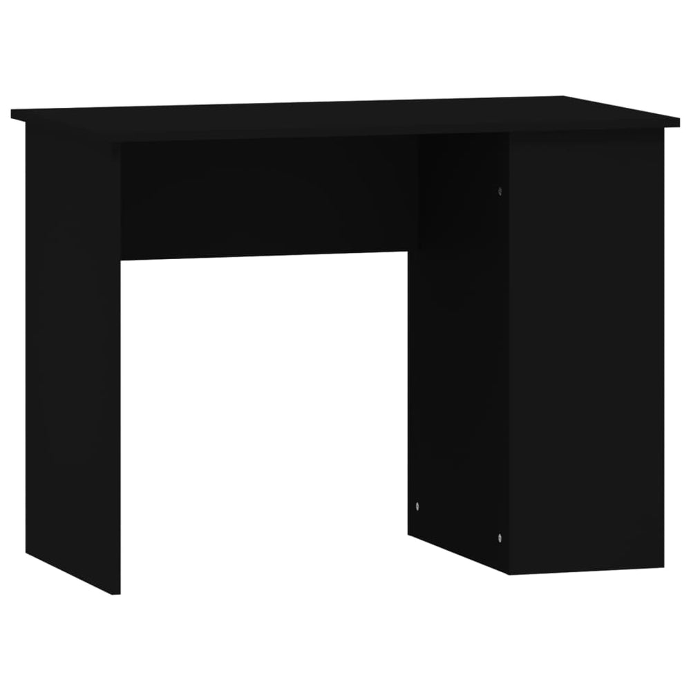Schwarzer Schreibtisch 100x55 cm