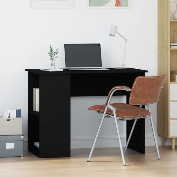 Schwarzer Schreibtisch 100x55 cm