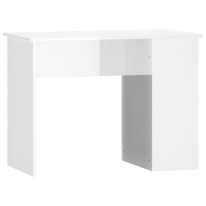 Schreibtisch Hochglanz Weiß 100x55 cm