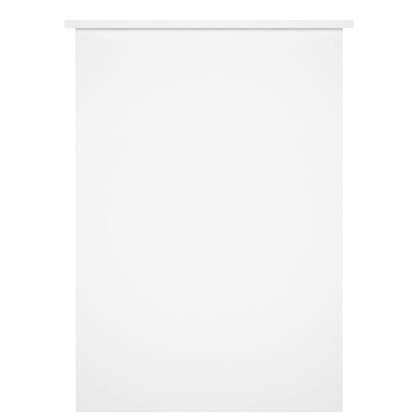 Schreibtisch Hochglanz Weiß 100x55 cm