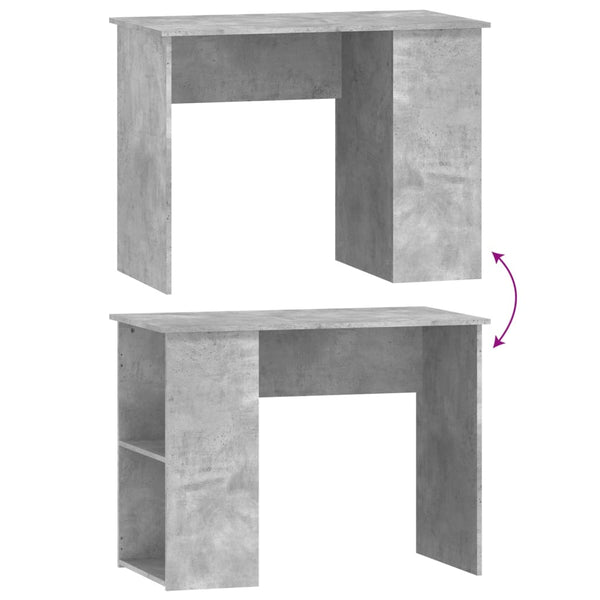 Schreibtisch Betongrau 100x55 cm
