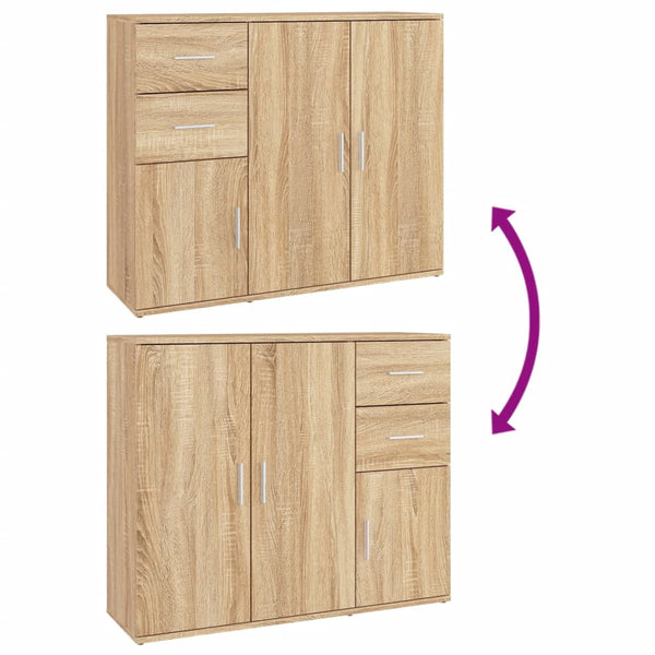 Sideboard Sonoma Eiche 91 cm