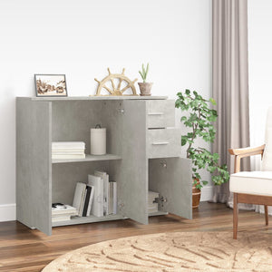 Sideboard Betongrau 91x29,5x75cm