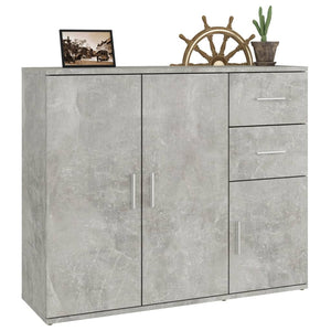Sideboard Betongrau 91x29,5x75cm