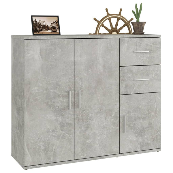 Sideboard Betongrau 91x29,5x75cm