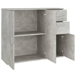 Sideboard Betongrau 91x29,5x75cm