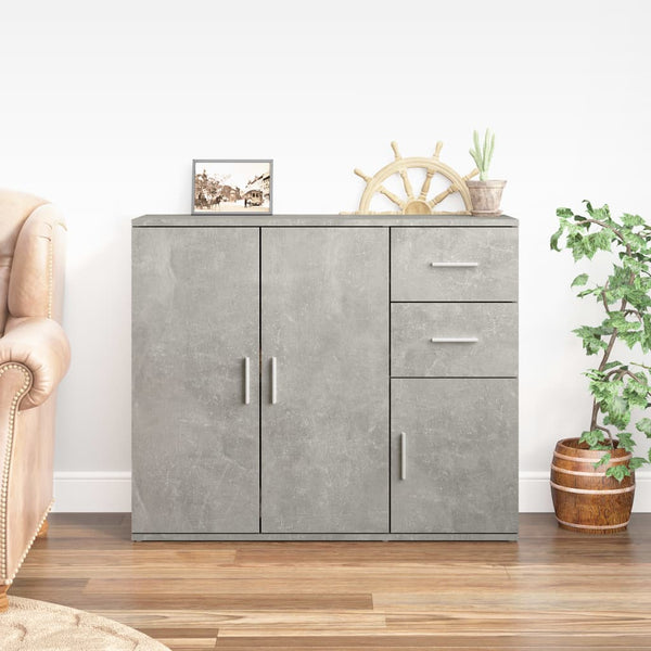 Sideboard Betongrau 91x29,5x75cm