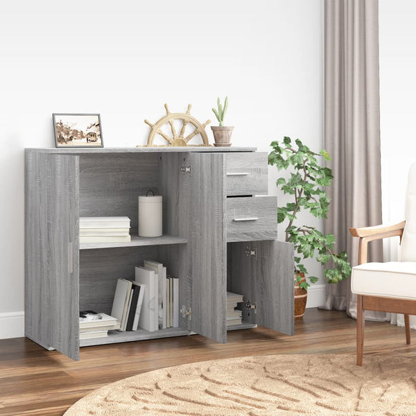 Grau Sonoma Sideboard 91 cm
