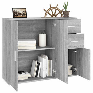 Grau Sonoma Sideboard 91 cm