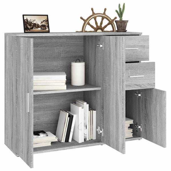 Grau Sonoma Sideboard 91 cm