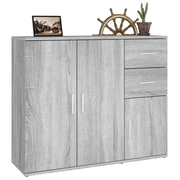 Grau Sonoma Sideboard 91 cm