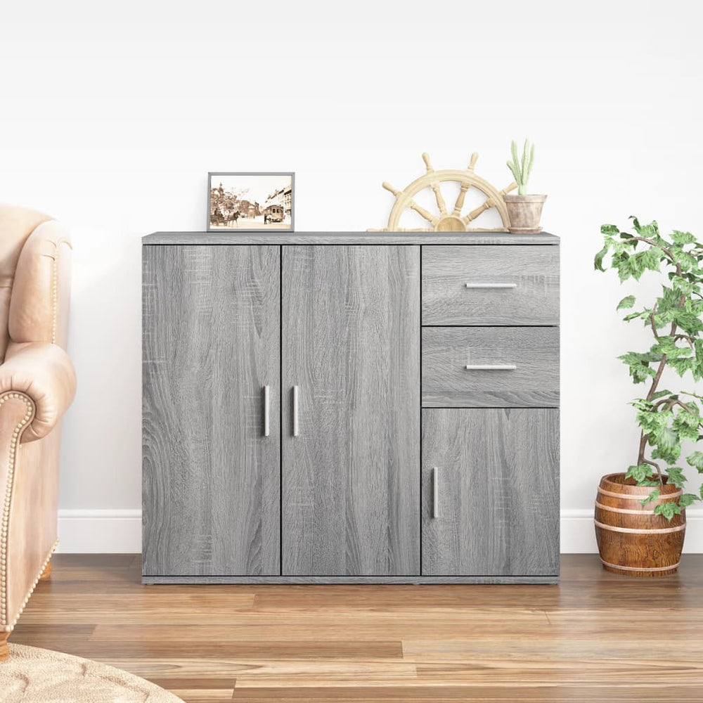 Grau Sonoma Sideboard 91 cm