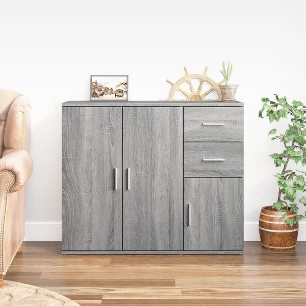 Grau Sonoma Sideboard 91 cm