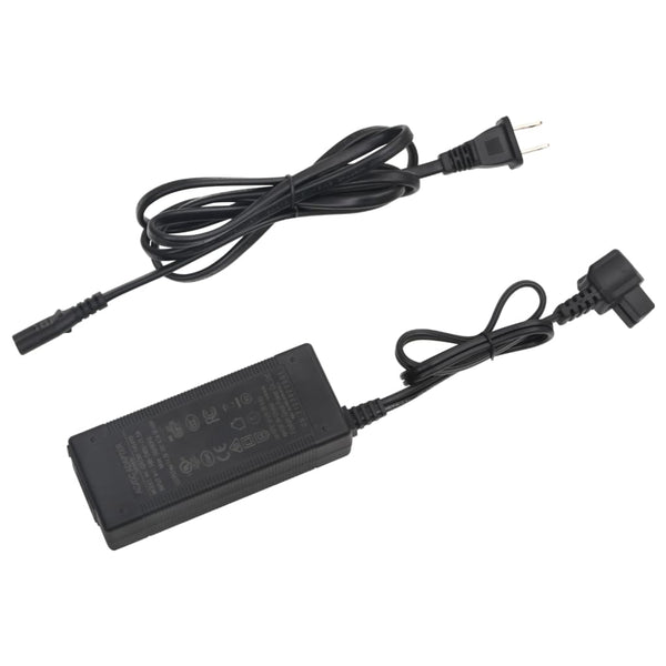 Kühlbox mit Rollen und Adapter Schwarz & Grau 50 L PP & PE