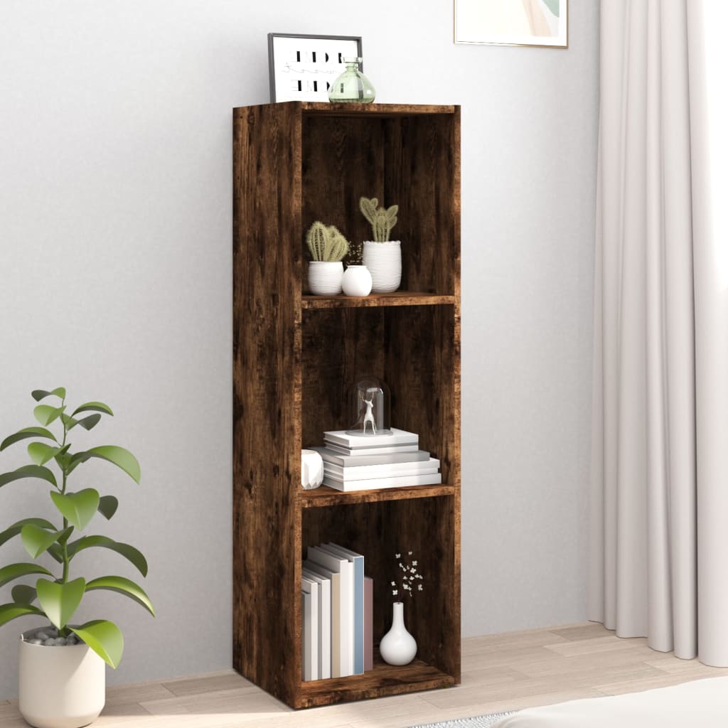 Bücherschrank Räuchereiche 36x30x114cm