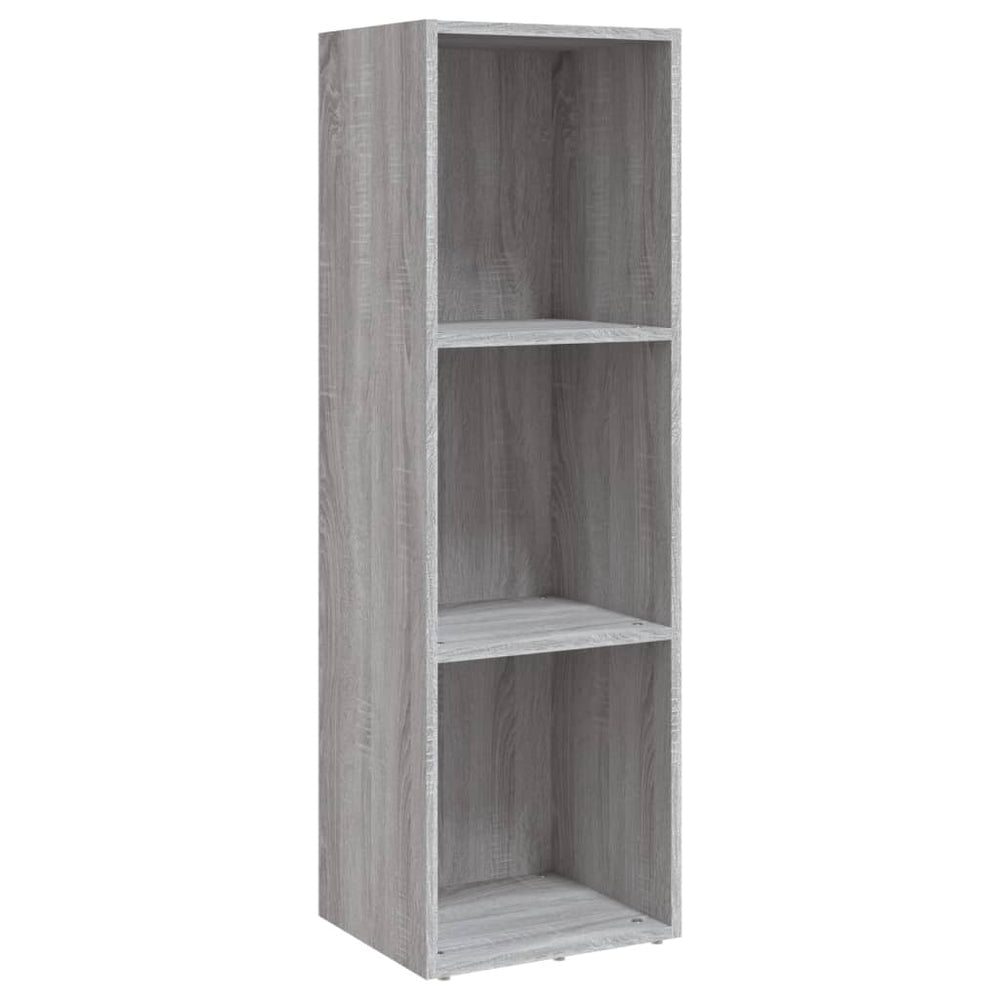 vidaXL Meuble TV/bibliothèque gris Sonoma 36x30x114 cm aggloméré