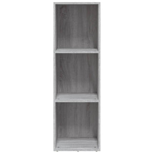 Bücherschrank TV-Schrank Grau Sonoma 36x30x114 cm