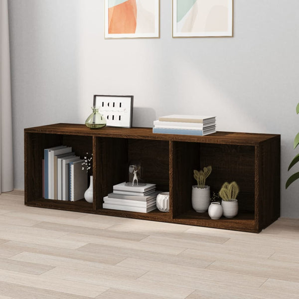 Bücherschrank TV-Schrank Braun Eichen-Optik