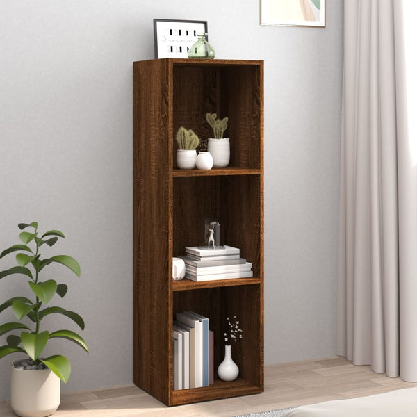 Bücherschrank TV-Schrank Braun Eichen-Optik