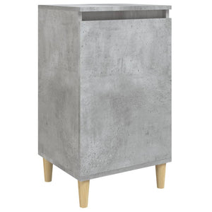 Betongrauer Nachttisch 40x35x70 cm