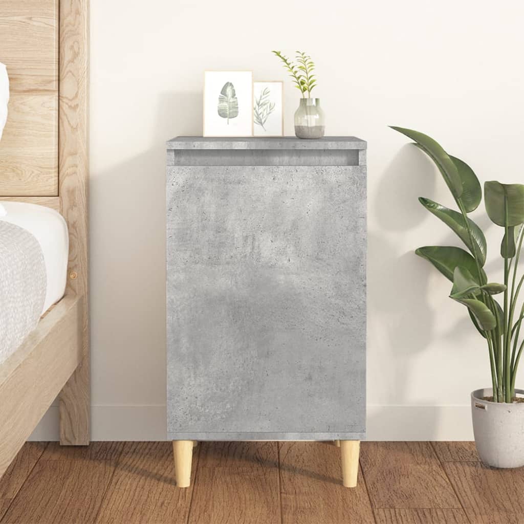 Betongrauer Nachttisch 40x35x70 cm