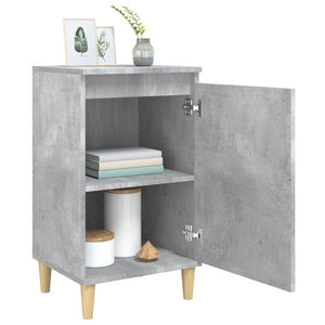 Nachttische 2er Set Betongrau 40x35x70 cm