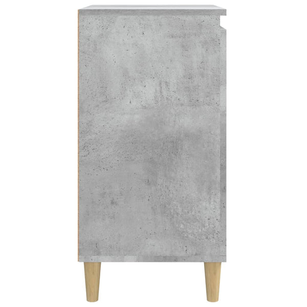 Nachttische 2er Set Betongrau 40x35x70 cm