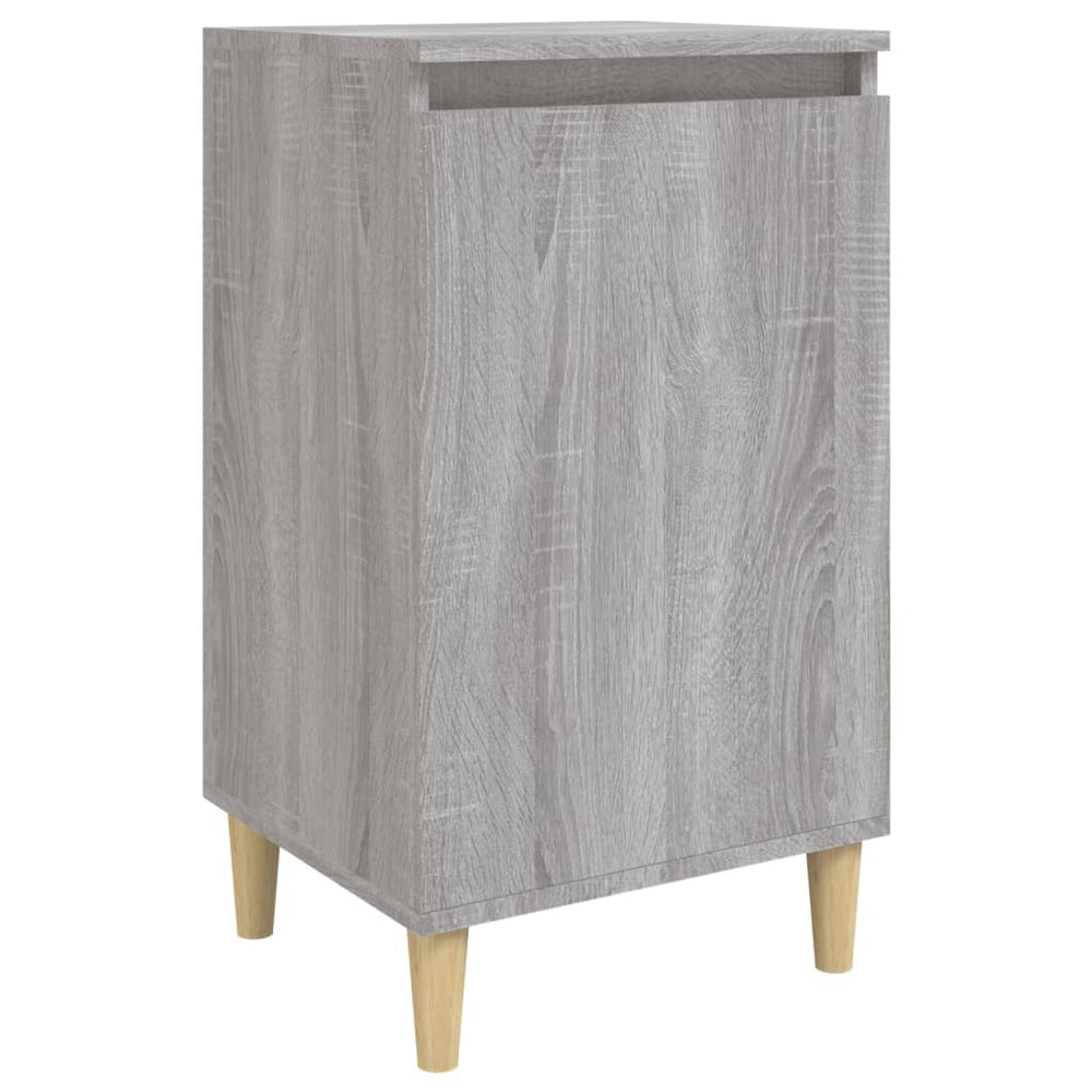 vidaXL Nightstand Gray Sonoma 40x35x70 cm Engineered Wood