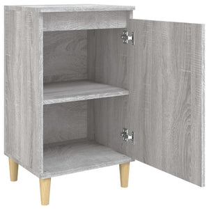 Grau Sonoma Nachttisch 40x35x70 cm
