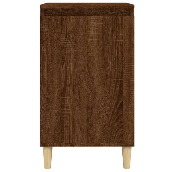 Nachttisch Braun Eichen-Optik 40x35x70 cm