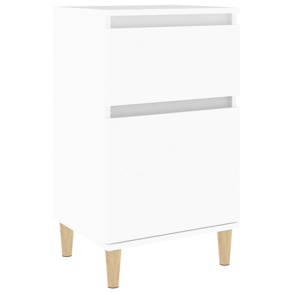 vidaXL Nightstand White 40x35x70 cm