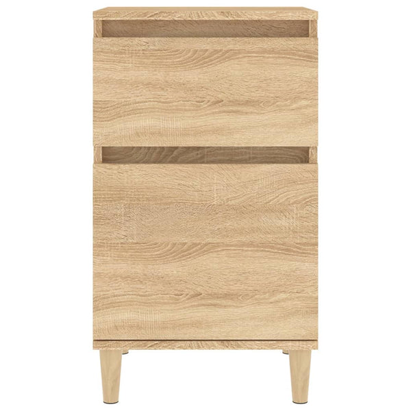 2er Set Nachttische Sonoma-Eiche 40x35x70 cm