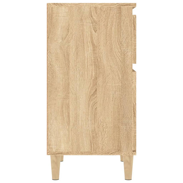 2er Set Nachttische Sonoma-Eiche 40x35x70 cm