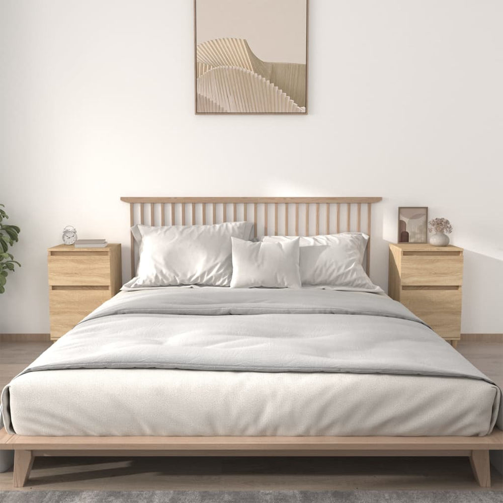 2er Set Nachttische Sonoma-Eiche 40x35x70 cm