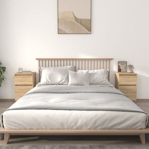 2er Set Nachttische Sonoma-Eiche 40x35x70 cm