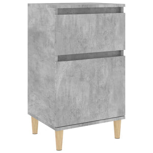 Betongrauer Nachttisch 40x35x70 cm
