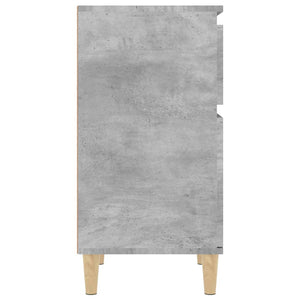 Betongrauer Nachttisch 40x35x70 cm