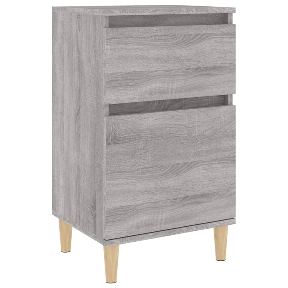 vidaXL Nightstand Gray Sonoma 40x35x70 cm