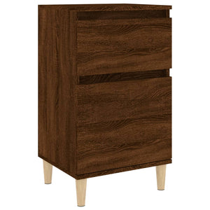 Nachttisch Braun Eichenoptik 40x35x70 cm