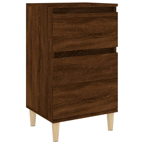 Nachttisch Braun Eichenoptik 40x35x70 cm