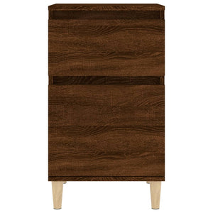 Nachttisch Braun Eichenoptik 40x35x70 cm
