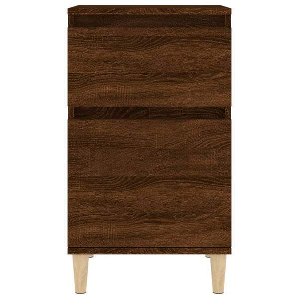Nachttisch Braun Eichenoptik 40x35x70 cm