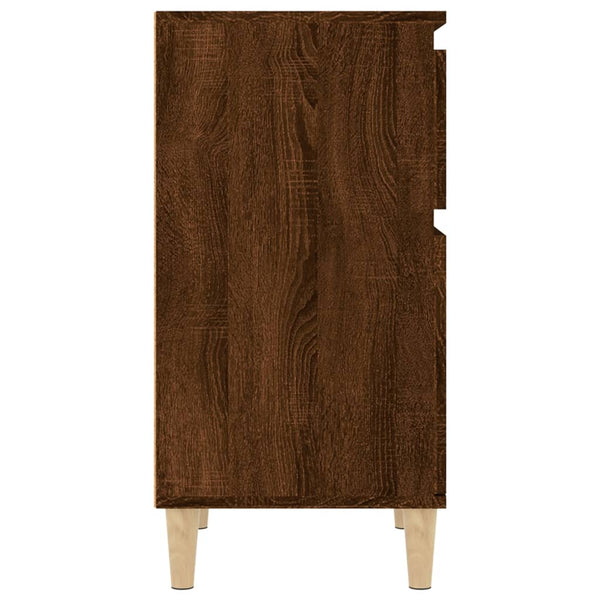 Nachttisch Braun Eichenoptik 40x35x70 cm