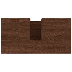 Badschrank Braun Eichen-Optik 65 cm